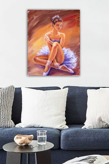 Dekorativ Canvasbilde 50x70 cm - Flerfarget - Interiør - Maleri & posters - Lerretsbilder