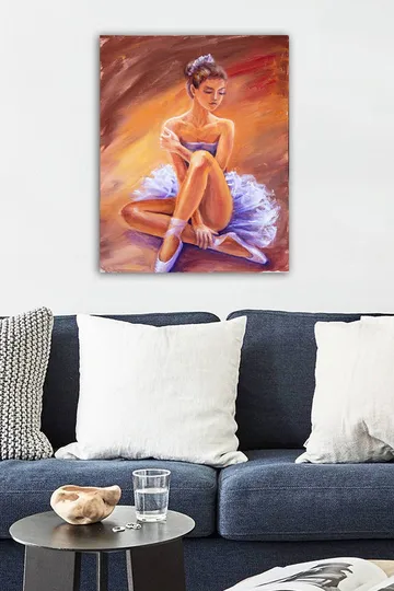 Dekorativ Canvasbilde 50x70 cm - Flerfarget - Interiør - Maleri & posters - Lerretsbilder