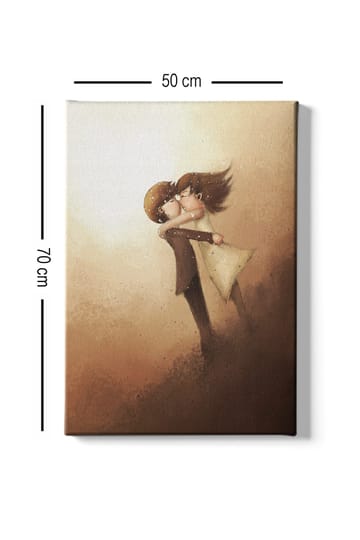 Dekorativ Canvasbilde 50x70 cm - Flerfarget - Interiør - Maleri & posters - Lerretsbilder