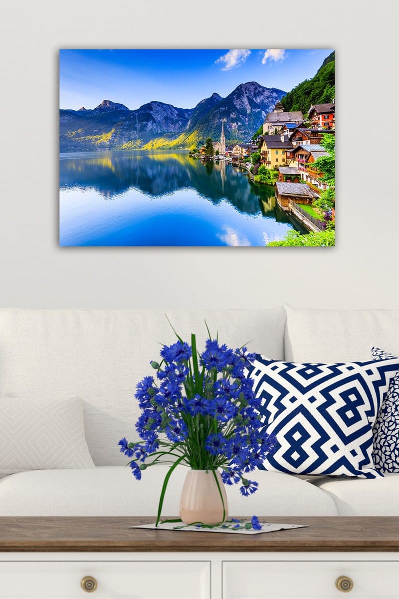 Dekorativ Canvasbilde 50x70 cm - Flerfarget - Interiør - Maleri & posters - Lerretsbilder