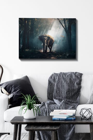 Dekorativ Canvasbilde 50x70 cm - Flerfarget - Interiør - Maleri & posters - Lerretsbilder