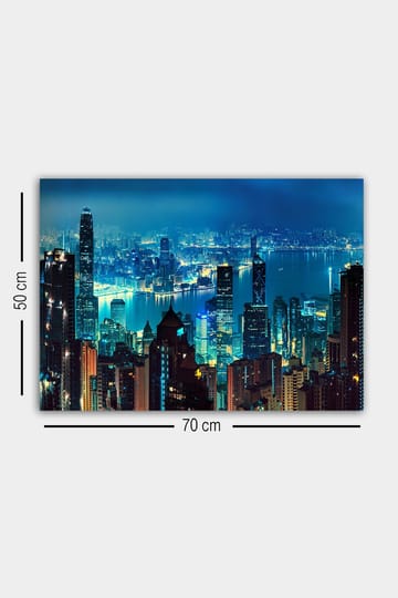 Dekorativ Canvasbilde 50x70 cm - Flerfarget - Interiør - Maleri & posters - Lerretsbilder