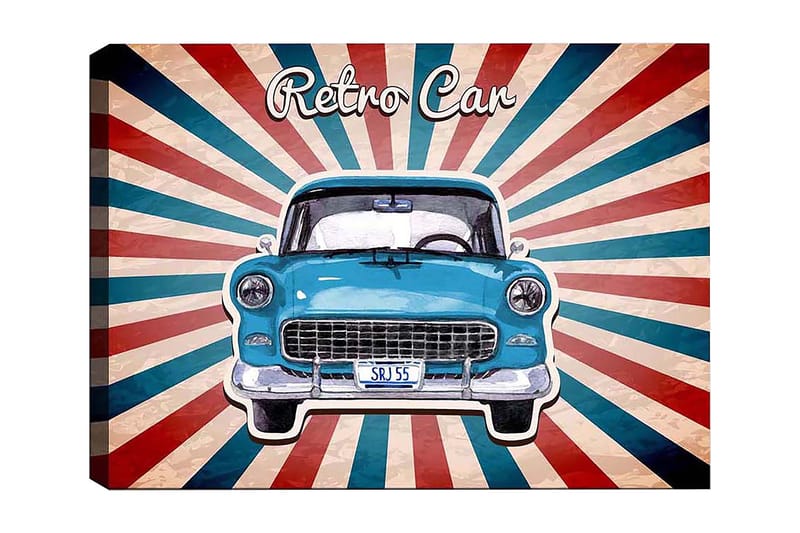 Dekorativ Canvasbilde 50x70 cm, Flerfarget