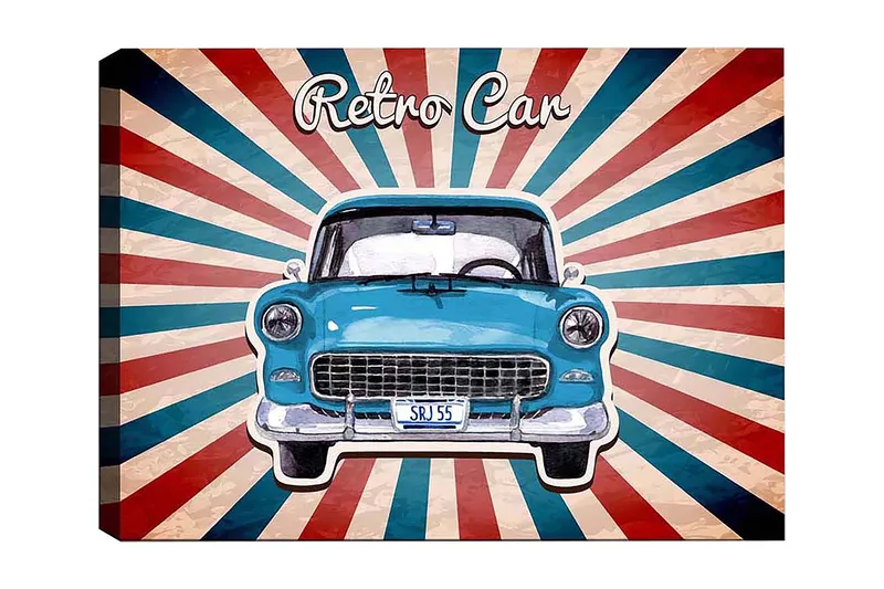 Dekorativ Canvasbilde 50x70 cm, Flerfarget