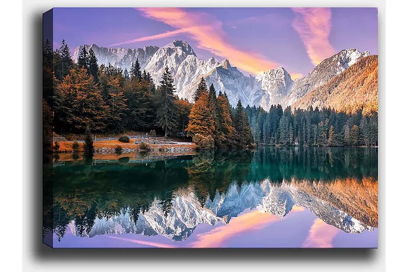 Dekorativ Canvasbilde 50x70 cm - Flerfarget - Interiør - Maleri & posters - Lerretsbilder