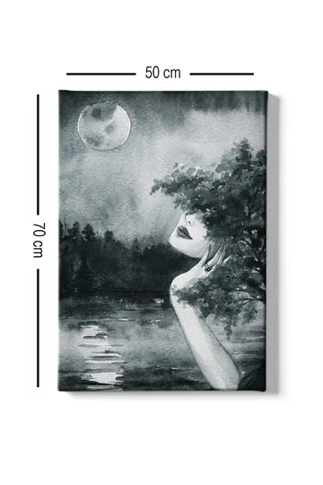 Dekorativ Canvasbilde 50x70 cm - Flerfarget - Interiør - Maleri & posters - Lerretsbilder