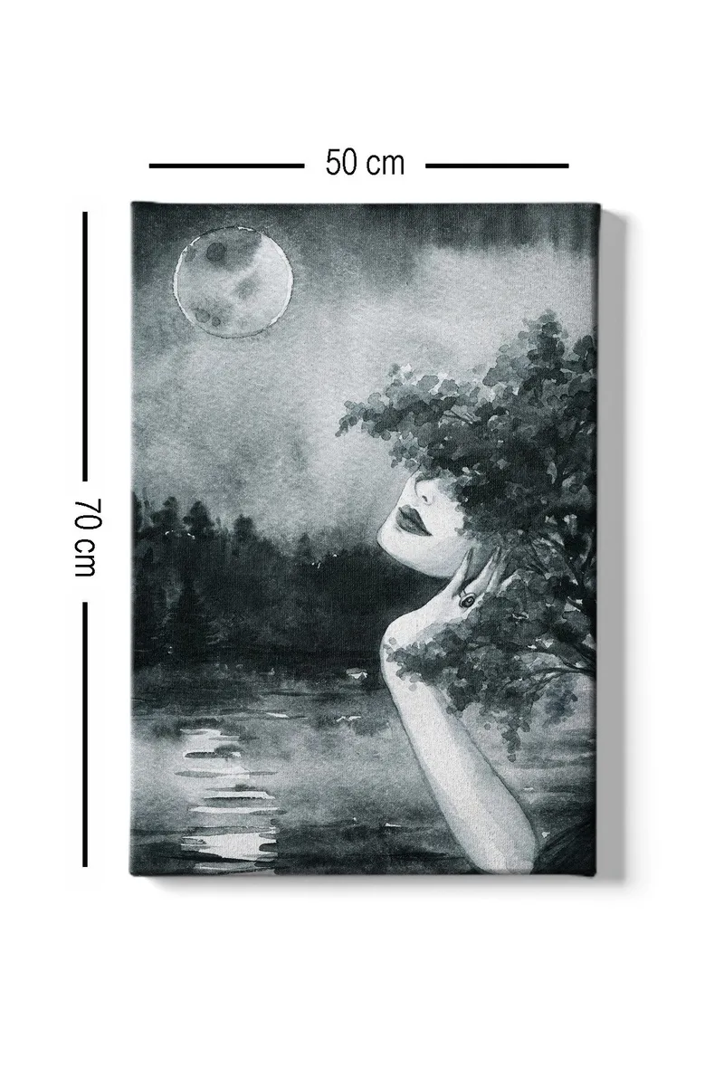 Dekorativ Canvasbilde 50x70 cm - Flerfarget - Interiør - Maleri & posters - Lerretsbilder