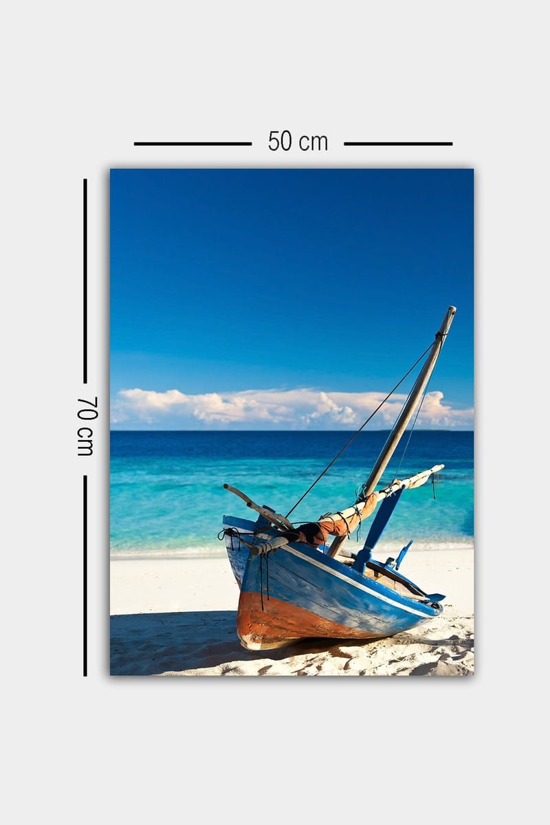 Dekorativ Canvasbilde 50x70 cm - Flerfarget - Interiør - Maleri & posters - Lerretsbilder