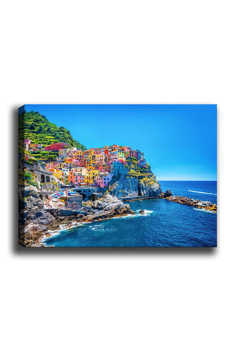 Dekorativ Canvasbilde 50x70 cm - Flerfarget - Interiør - Maleri & posters - Lerretsbilder