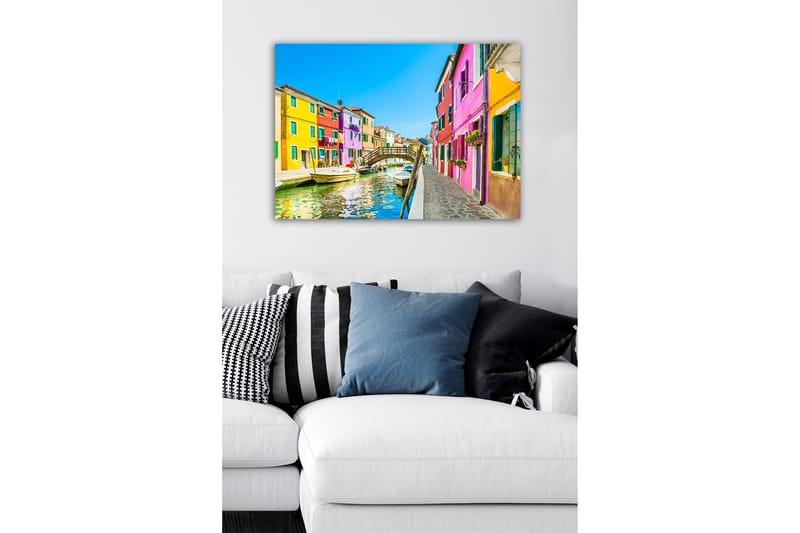 Dekorativ Canvasbilde 50x70 cm - Flerfarget - Interiør - Maleri & posters - Lerretsbilder