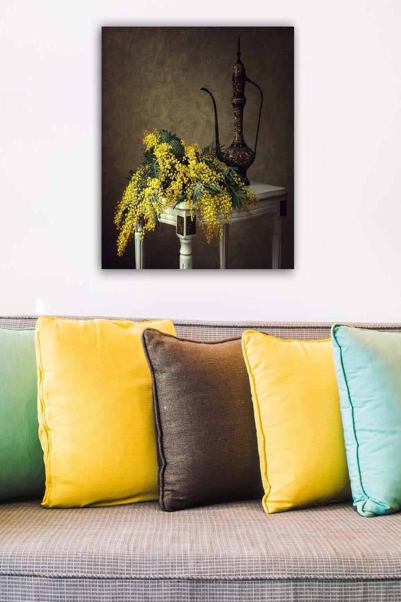 Dekorativ Canvasbilde 50x70 cm - Flerfarget - Interiør - Maleri & posters - Lerretsbilder