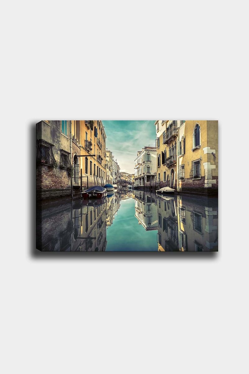Dekorativ Canvasbilde 50x70 cm - Flerfarget - Interiør - Maleri & posters - Lerretsbilder