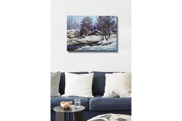 Dekorativ Canvasbilde 50x70 cm - Flerfarget - Interiør - Maleri & posters - Lerretsbilder