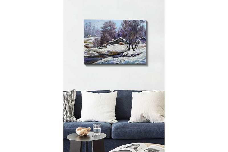 Dekorativ Canvasbilde 50x70 cm - Flerfarget - Interiør - Maleri & posters - Lerretsbilder