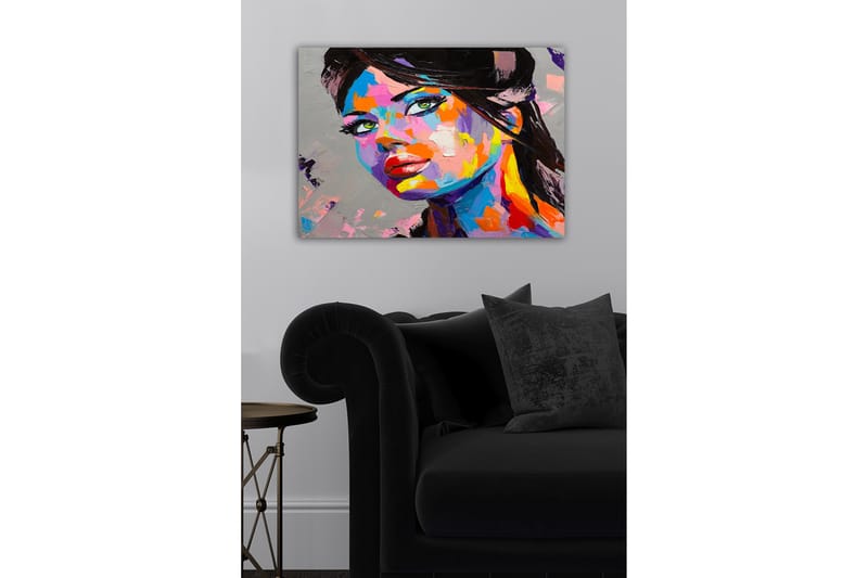 Dekorativ Canvasbilde 50x70 cm - Flerfarget - Interiør - Maleri & posters - Lerretsbilder