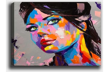 Dekorativ Canvasbilde 50x70 cm - Flerfarget - Interiør - Maleri & posters - Lerretsbilder