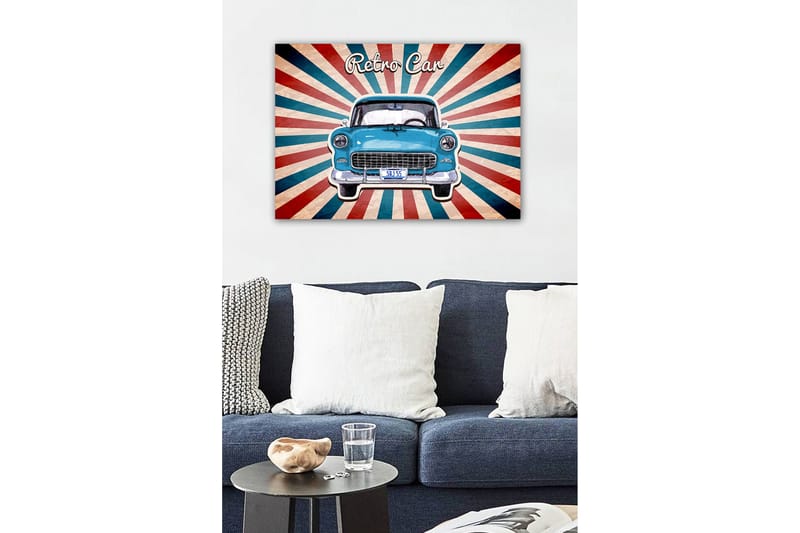 Dekorativ Canvasbilde 50x70 cm - Flerfarget - Interiør - Maleri & posters - Lerretsbilder