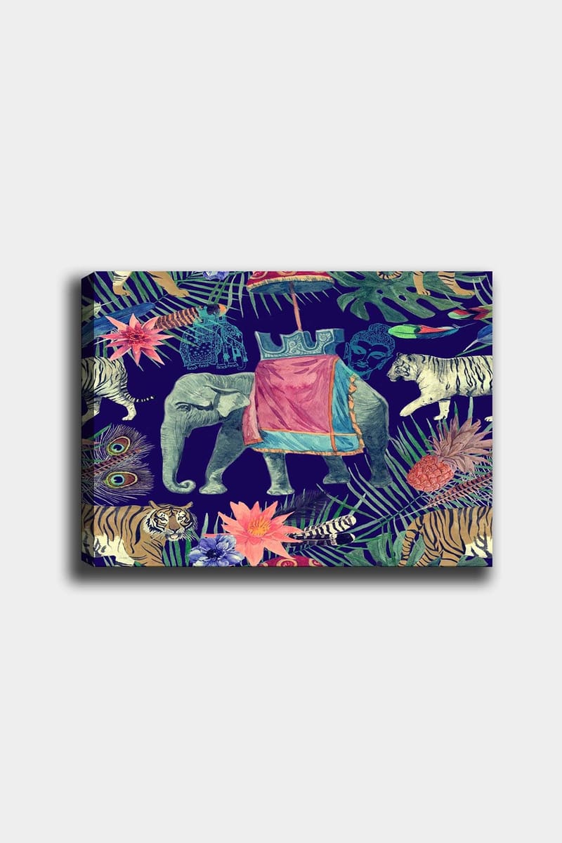 Dekorativ Canvasbilde 50x70 cm - Flerfarget - Interiør - Maleri & posters - Lerretsbilder