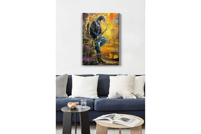 Dekorativ Canvasbilde 50x70 cm - Flerfarget - Interiør - Maleri & posters - Lerretsbilder