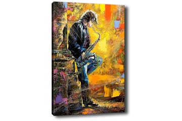 Dekorativ Canvasbilde 50x70 cm - Flerfarget - Interiør - Maleri & posters - Lerretsbilder