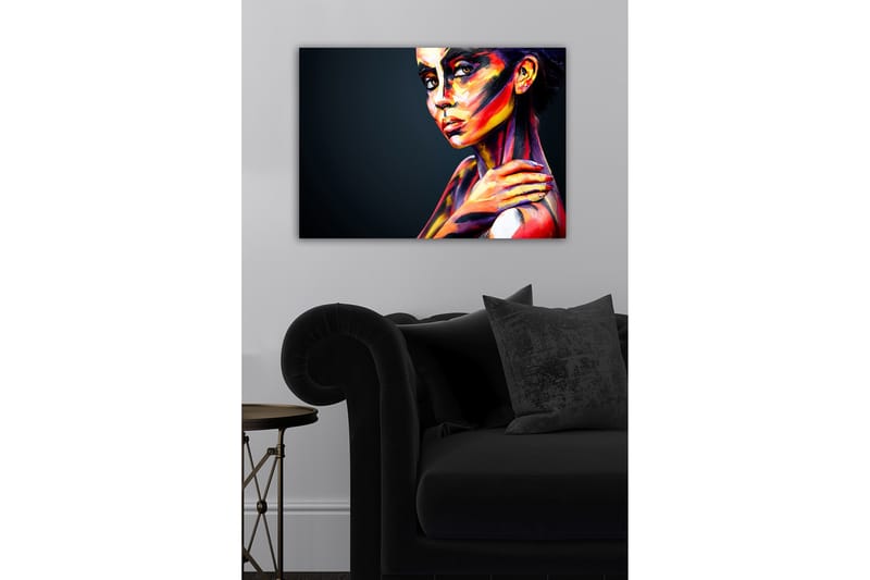 Dekorativ Canvasbilde 50x70 cm - Flerfarget - Interiør - Maleri & posters - Lerretsbilder