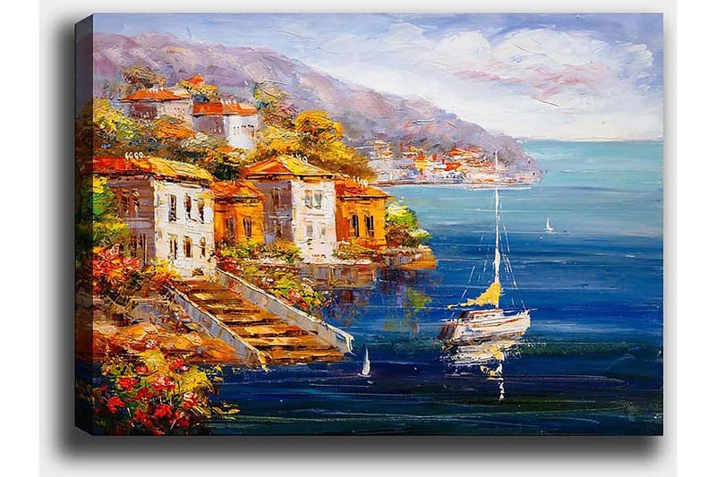 Dekorativ Canvasbilde 50x70 cm - Flerfarget - Interiør - Maleri & posters - Lerretsbilder