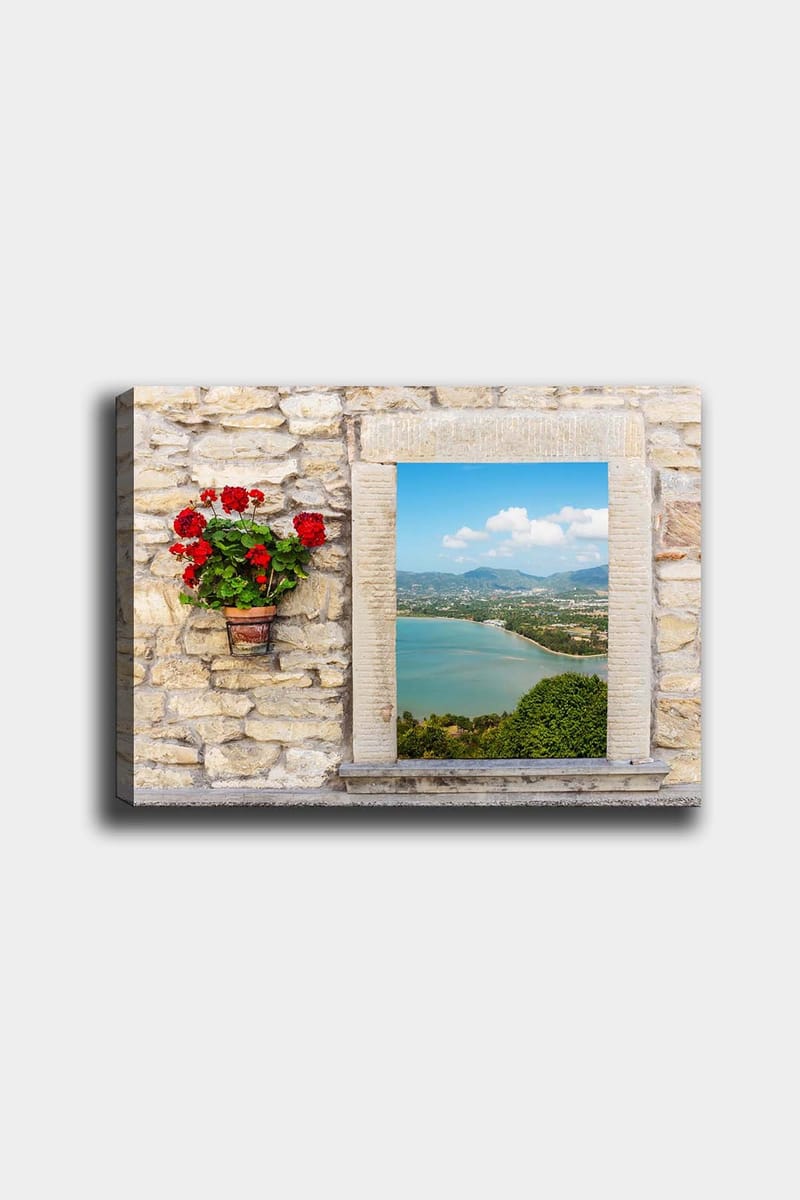 Dekorativ Canvasbilde 50x70 cm - Flerfarget - Interiør - Maleri & posters - Lerretsbilder