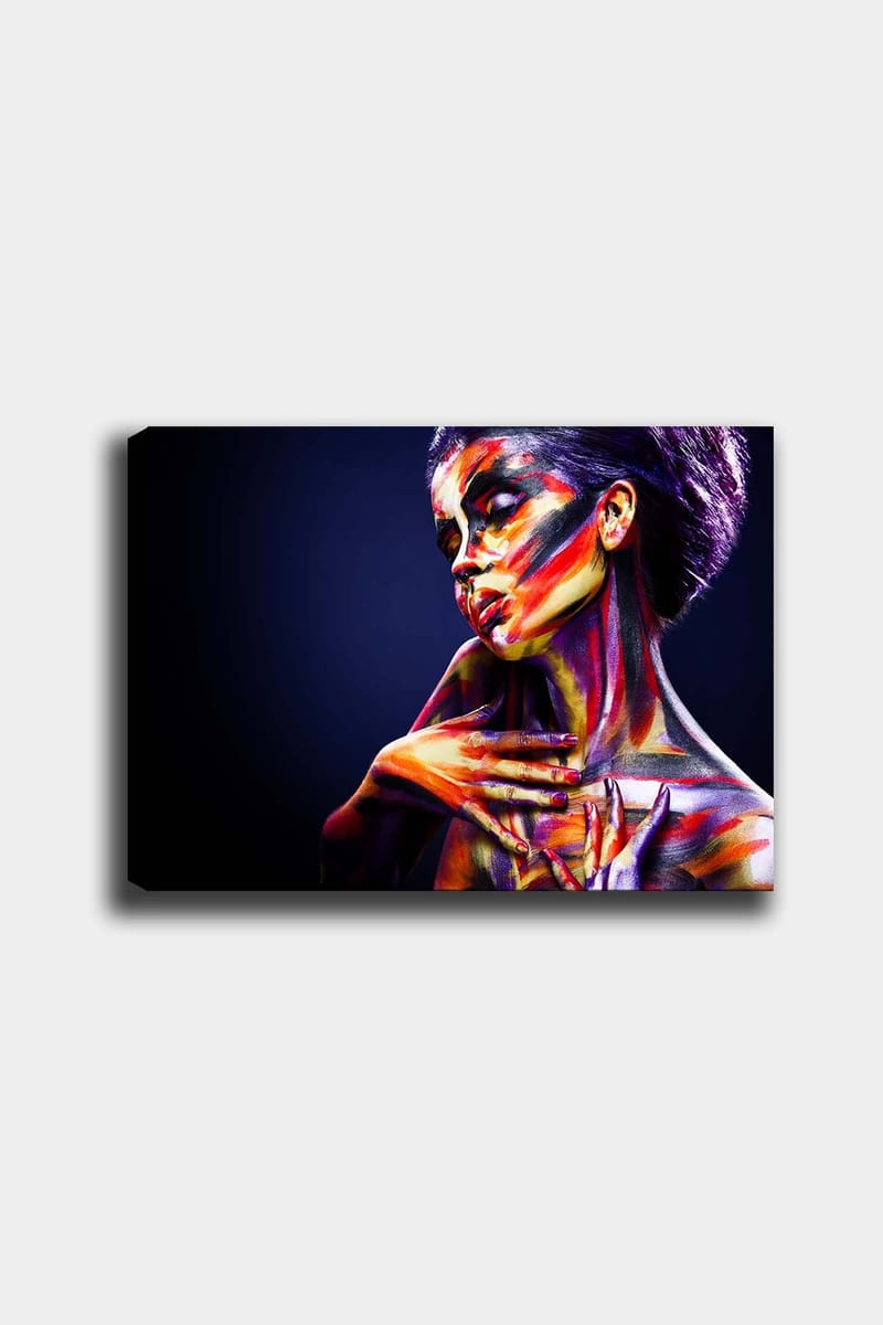 Dekorativ Canvasbilde 50x70 cm - Flerfarget - Interiør - Maleri & posters - Lerretsbilder