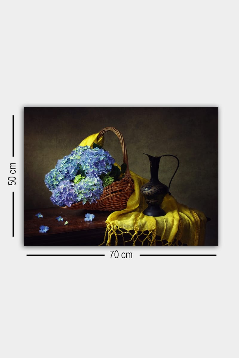 Dekorativ Canvasbilde 50x70 cm - Flerfarget - Interiør - Maleri & posters - Lerretsbilder