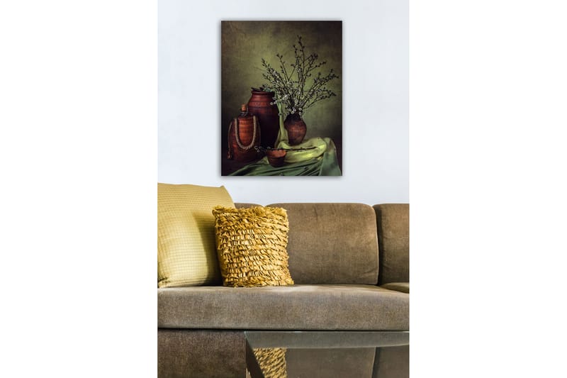 Dekorativ Canvasbilde 50x70 cm - Flerfarget - Interiør - Maleri & posters - Lerretsbilder