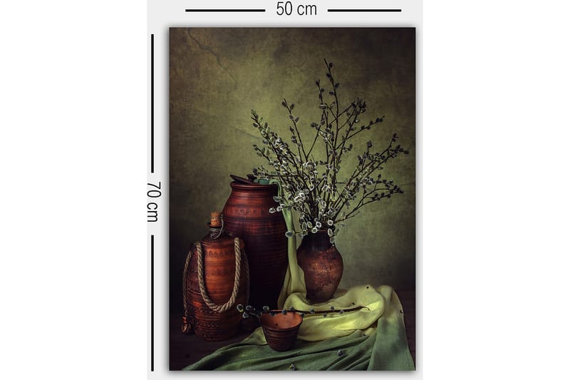Dekorativ Canvasbilde 50x70 cm - Flerfarget - Interiør - Maleri & posters - Lerretsbilder