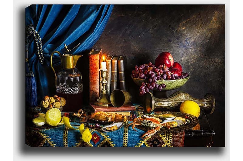 Dekorativ Canvasbilde 50x70 cm - Flerfarget - Interiør - Maleri & posters - Lerretsbilder