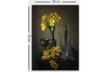 Dekorativ Canvasbilde 50x70 cm - Flerfarget - Interiør - Maleri & posters - Lerretsbilder