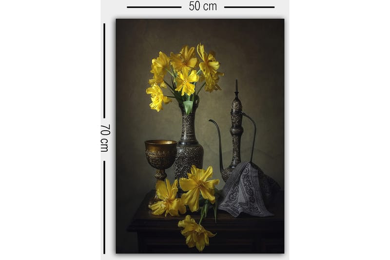 Dekorativ Canvasbilde 50x70 cm - Flerfarget - Interiør - Maleri & posters - Lerretsbilder