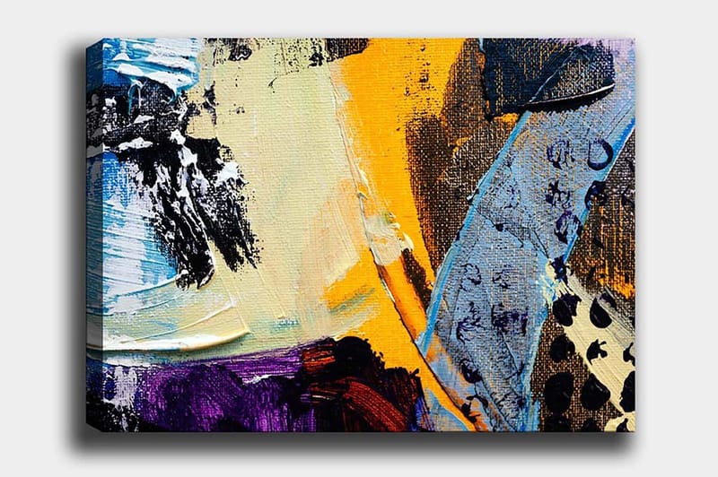 Dekorativ Canvasbilde 50x70 cm - Flerfarget - Interiør - Maleri & posters - Lerretsbilder
