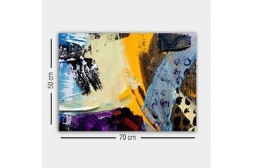 Dekorativ Canvasbilde 50x70 cm - Flerfarget - Interiør - Maleri & posters - Lerretsbilder