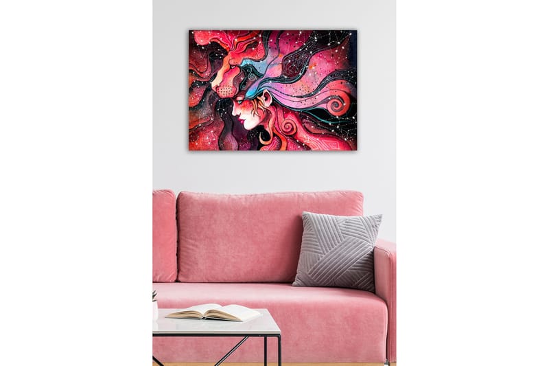 Dekorativ Canvasbilde 50x70 cm - Flerfarget - Interiør - Maleri & posters - Lerretsbilder