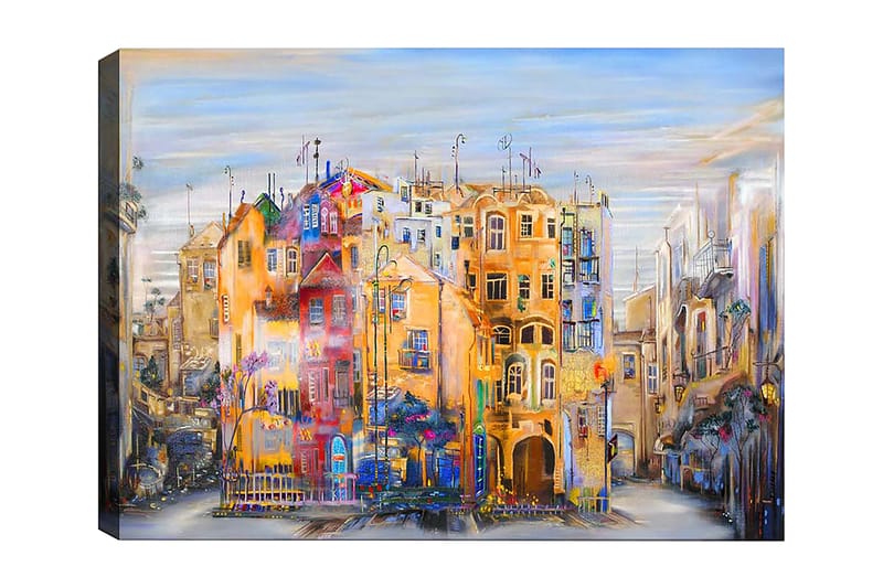 Dekorativ Canvasbilde 50x70 cm - Flerfarget - Interiør - Maleri & posters - Lerretsbilder