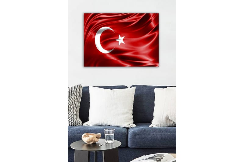 Dekorativ Canvasbilde 50x70 cm - Flerfarget - Interiør - Maleri & posters - Lerretsbilder