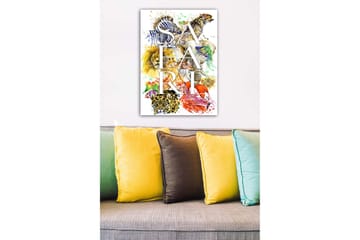 Dekorativ Canvasbilde 50x70 cm - Flerfarget - Interiør - Maleri & posters - Lerretsbilder