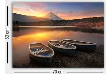 Dekorativ Canvasbilde 50x70 cm - Flerfarget - Interiør - Maleri & posters - Lerretsbilder
