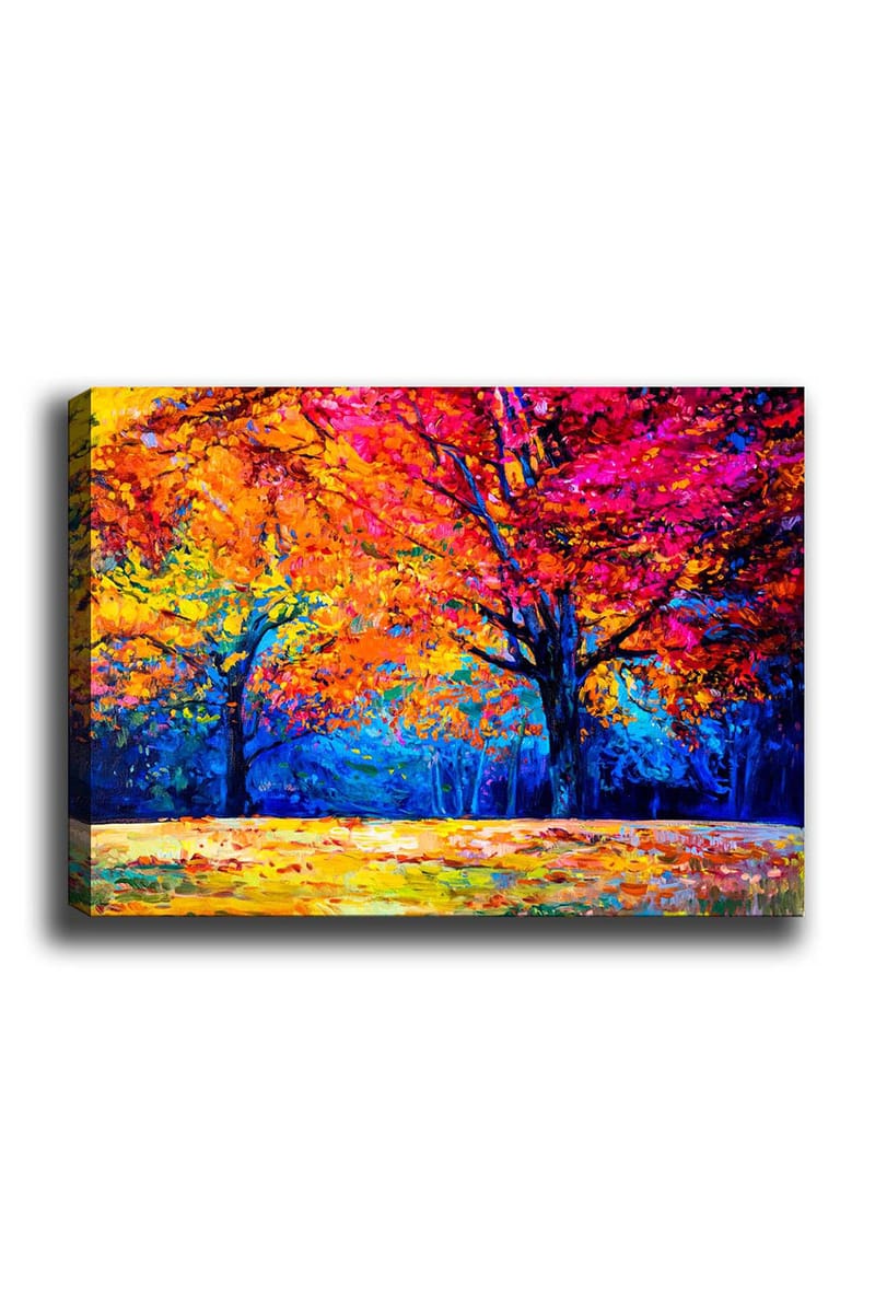 Dekorativ Canvasbilde 50x70 cm - Flerfarget - Interiør - Maleri & posters - Lerretsbilder