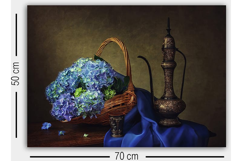 Dekorativ Canvasbilde 50x70 cm - Flerfarget - Interiør - Maleri & posters - Lerretsbilder