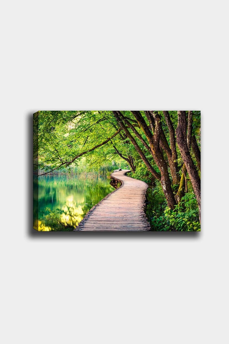Dekorativ Canvasbilde 50x70 cm - Flerfarget - Interiør - Maleri & posters - Lerretsbilder