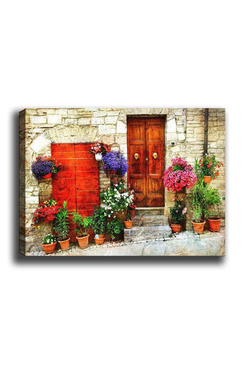 Dekorativ Canvasbilde 50x70 cm - Flerfarget - Interiør - Maleri & posters - Lerretsbilder