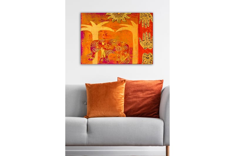 Dekorativ Canvasbilde 50x70 cm - Flerfarget - Interiør - Maleri & posters - Lerretsbilder
