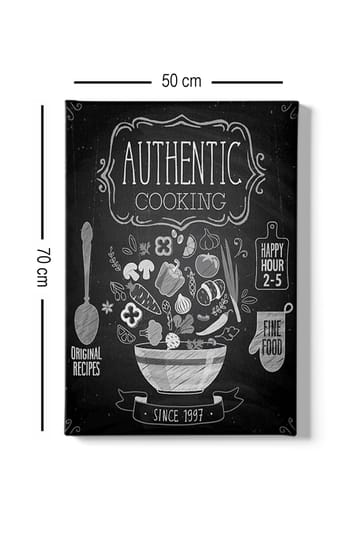 Dekorativ Canvasbilde 50x70 cm - Flerfarget - Interiør - Maleri & posters - Lerretsbilder