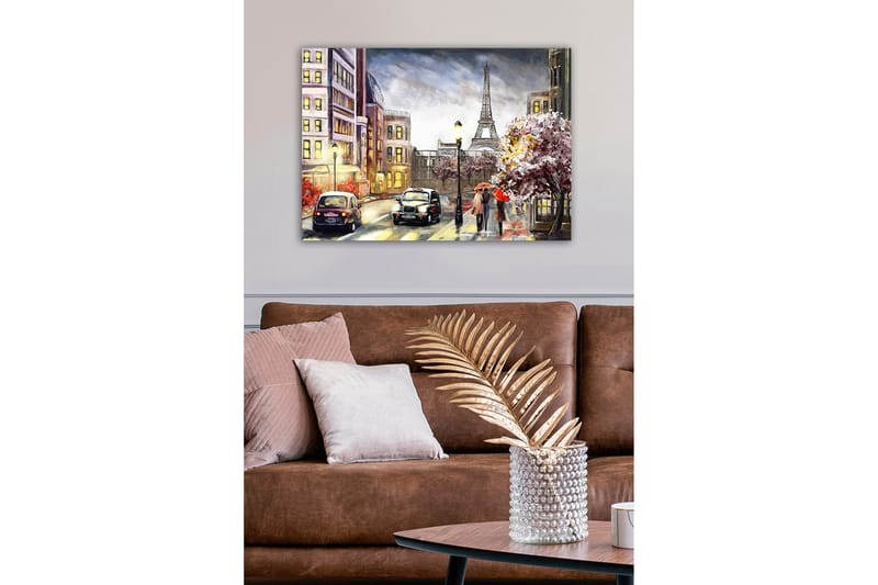 Dekorativ Canvasbilde 50x70 cm - Flerfarget - Interiør - Maleri & posters - Lerretsbilder