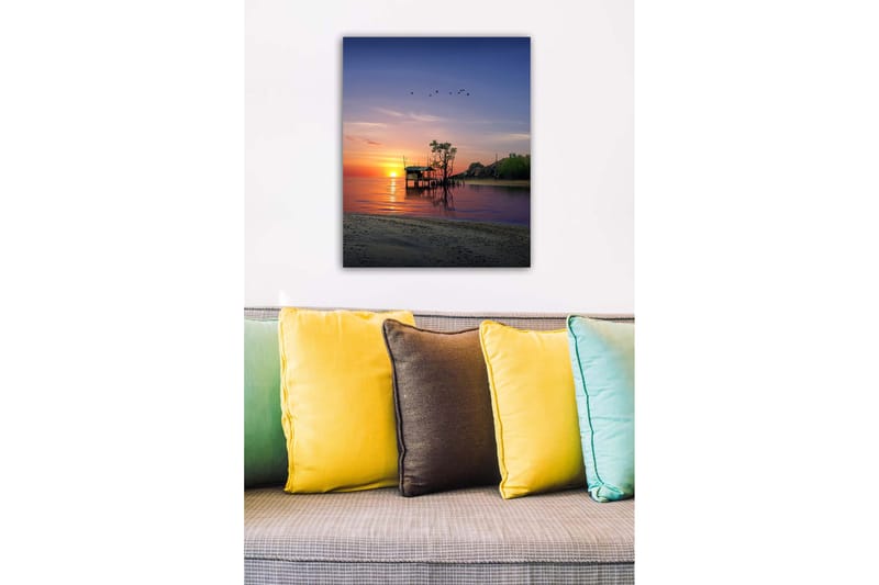 Dekorativ Canvasbilde 50x70 cm - Flerfarget - Interiør - Maleri & posters - Lerretsbilder