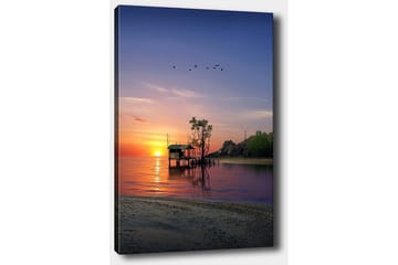 Dekorativ Canvasbilde 50x70 cm - Flerfarget - Interiør - Maleri & posters - Lerretsbilder